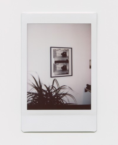 Ulay, There is a criminal touch to Art, 1976 - Two black and white photographs, framed (polaroid), a swapped work of the collection of Istvan Ist Uzjan